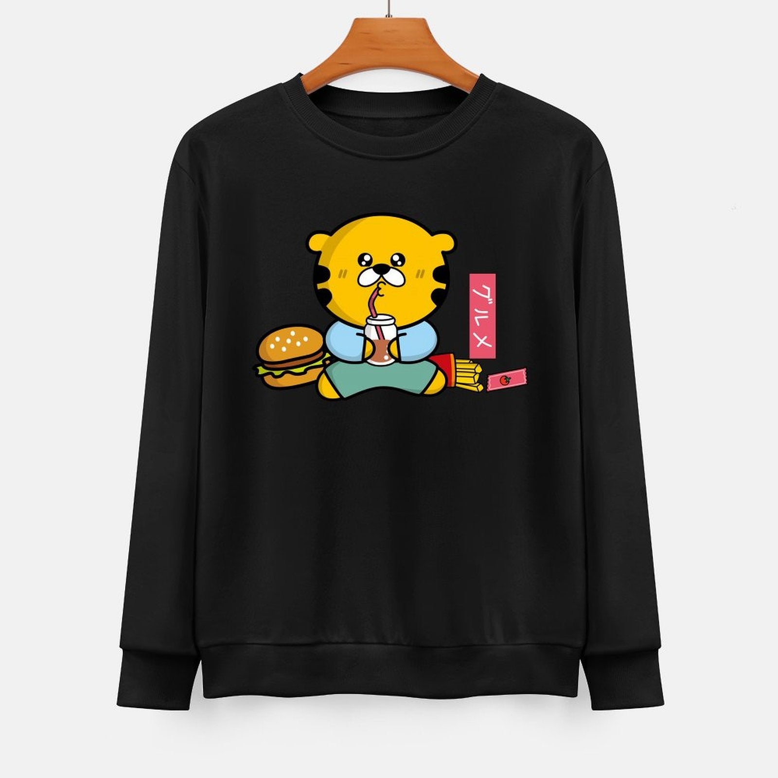 Front Patterned Long Sleeve TopDurable Series